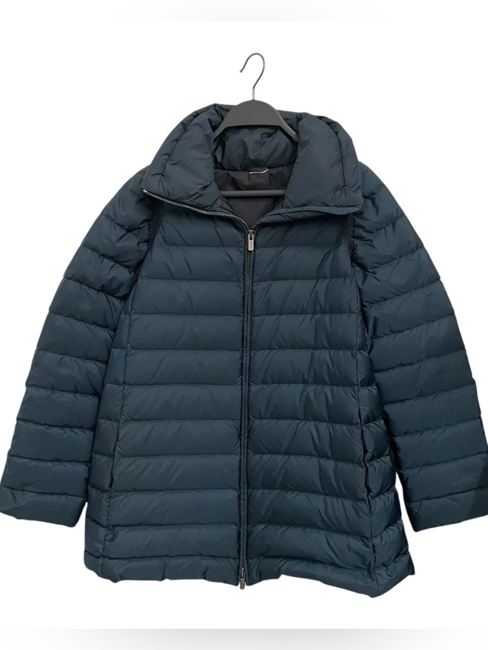 Miu Miu Dark Navy Quilted Puffer Jacket